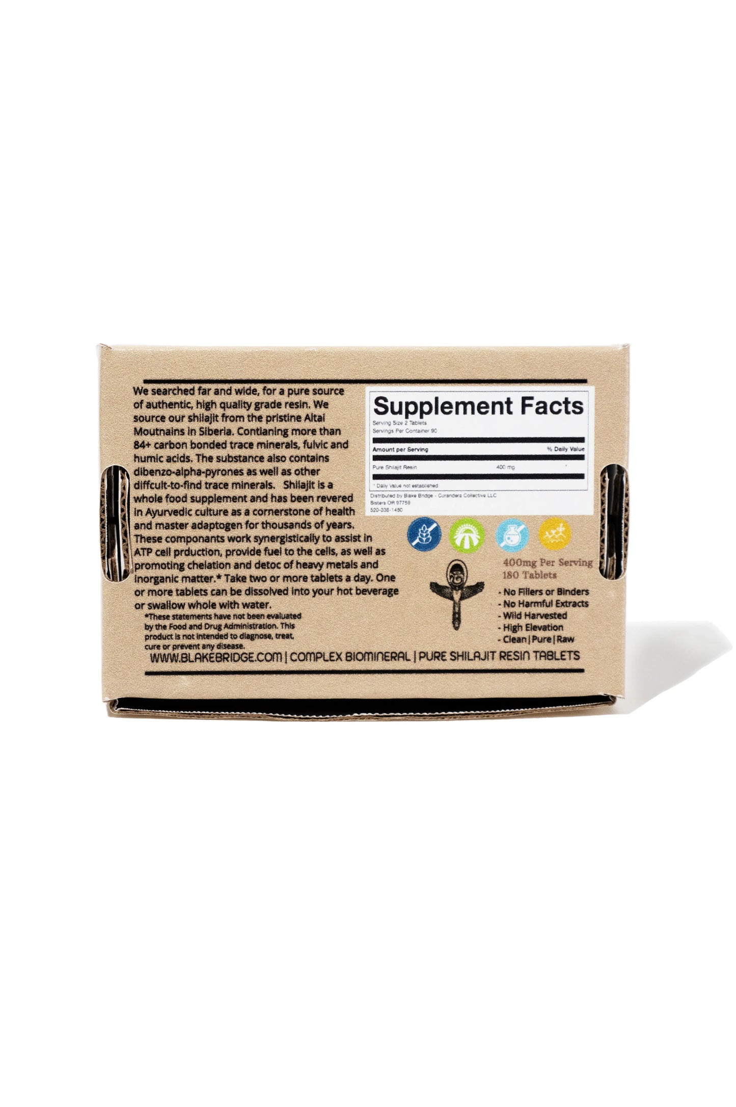 Pure Shilajit Tablets Mineral Supplement